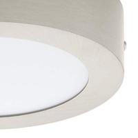 Eglo Led plafondlampFueva 1 11w - 3000K - 17cm nikkel mat - 94523 - thumbnail