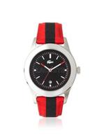 Lacoste horlogeband 2010614 / LC-11-1-14-0177 Leder Rood 22mm + rood stiksel - thumbnail