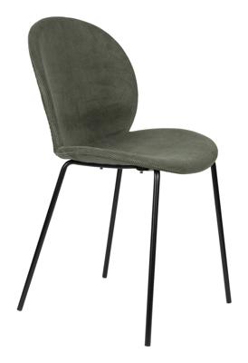 Zuiver Eetkamerstoel 'Bonnet' Ribstof Zuiver Eetkamerstoel 'Bonnet' Ribstof