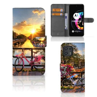 Motorola Edge 20 Lite | Flip Cover | Amsterdamse Grachten