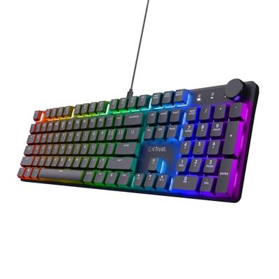 Trust GXT 866 Torix Low Profile Toetsenbord Zwart - thumbnail