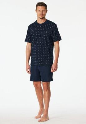 Schiesser Schiesser Heren Pyjama Short dark blue 181155 56/XXL