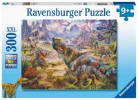 Ravensburger puzzel stukjes gigantische dinosauriër 300 XXL - thumbnail