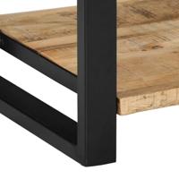 Wandtafel 100x35x75 cm massief ruw mangohout - thumbnail