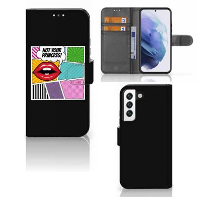 Samsung Galaxy S22 | Wallet Case | met Pasjes | Popart Princess Samsung Galaxy S22 | Wallet Case | met Pasjes | Popart Princess