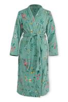 Pip Studio Pip Studio Les Fleurs Badjas - Groen XXL - thumbnail