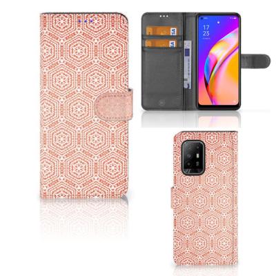 OPPO Reno5 Z | A94 5G | Telefoon Hoesje | Pattern Orange OPPO Reno5 Z | A94 5G | Telefoon Hoesje | Pattern Orange
