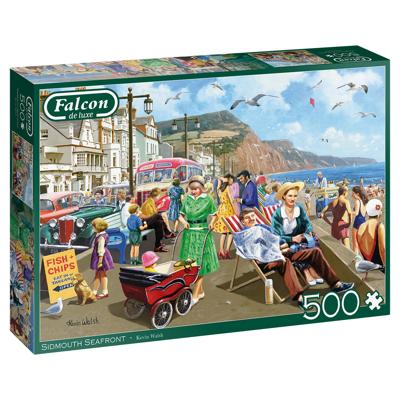 Sidmouth Seafront Puzzel 500 Stukjes