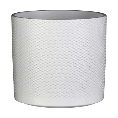 Mica Decorations Era pot wit relief 21x23cm