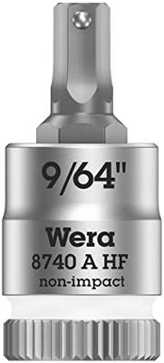 Wera 8740 A HF Binnenzeskant Zyklop Bitdop met 1/4"-aandrijving met vasthoudfunctie, 9/64" - 1 stuk(s) - 05003384001