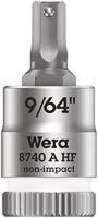 Wera 8740 A HF Binnenzeskant Zyklop Bitdop met 1/4"-aandrijving met vasthoudfunctie, 9/64" - 1 stuk(s) - 05003384001 - thumbnail