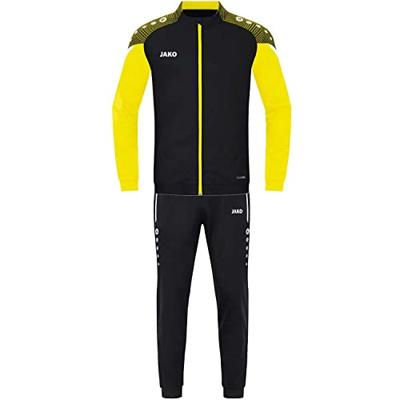 JAKO M9122 Trainingspak Polyester Performance - Zwart/Zachtgeel - 3XL