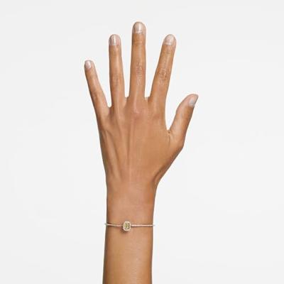 Swarovski 5638488 Armband Millenia Octagon goudkleurig-geel-wit 63 mm - thumbnail