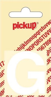 Plakletter Helvetica 40 mm Sticker witte lettter G Pickup - Pickup Plakletter Helvetica 40 mm Sticker witte lettter G Pickup - Pickup