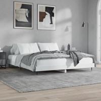 Bedframe LED massief hout wit 120x200 cm - thumbnail
