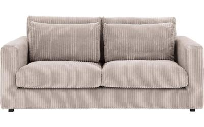 Goossens Bank Ravenia bruin, stof, 2,5-zits, stijlvol landelijk Goossens Bank Ravenia bruin, stof, 2,5-zits, stijlvol landelijk