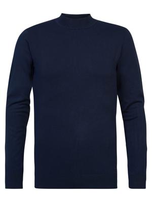 Petrol Industries Heren Fijngebreide coltrui Zwart - XXXL