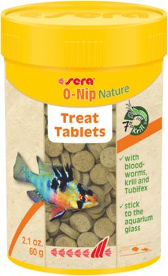 Sera O-Nip Nature Kleeftabletten 100ml - 100 Tabs 60g, Rijk aan Krill, Zonder Kunstmatige Additieven