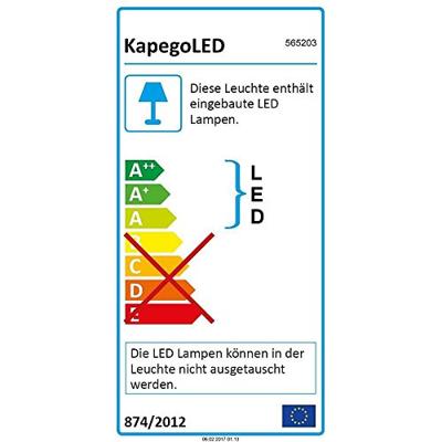 Deko Light 565203 Saturn LED-inbouwlamp Energielabel: G (A - G) LED vast ingebouwd 7 W Zwart