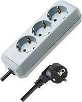 Brennenstuhl ECO-Line 1157450015 3-voudige stekkerdoos lichtgrijs 1.5m - thumbnail