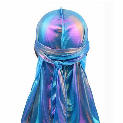 a-3 Laser zijde imitatie lange-tailed Pirate Hat Hip-hop Cape hoed Headkerchief