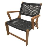 Loungestoel Verton tuinmeubel kleur: Zwart OWN - Own - thumbnail