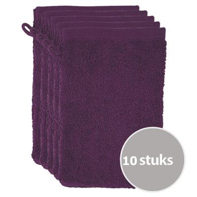 The One Washandjes Plum - 10 stuks The One Washandjes Plum - 10 stuks