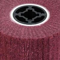 VidaXL Schuurrollen 3 pcs rood 12 x 12 x 10 cm synthetische vezel - thumbnail