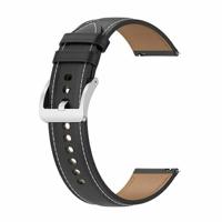 Garmin Venu 2 & 3 - Luxe leren bandje - Zwart - leather - thumbnail