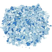 Terrazzo vlokken, blauw, 90 gr/ 1 Doosje - thumbnail