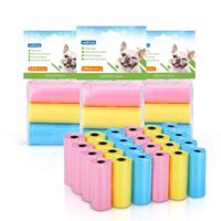 Nobleza Hondenpoepzakjes - 3 Rollen - 45 Poepzakjes - Roze, geel of blauw - thumbnail