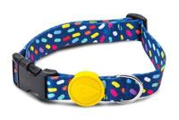 MORSO HALSBAND HOND GERECYCLED COLOR INVADERS PAARS 30-42X1,5 CM - thumbnail