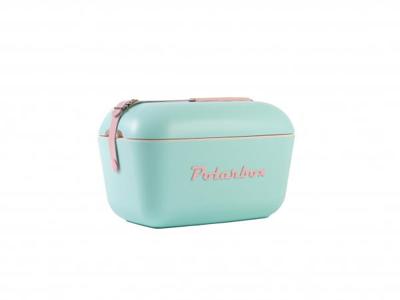 Polarbox Koelbox met Schouderband - Pastelgroen - 12 liter