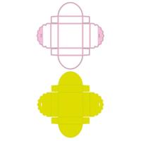 Nellie's Choice • wrapping die plat doosje - thumbnail