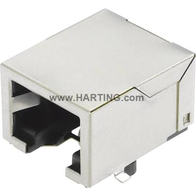 HARTING 09455511110 Sensor/actuator dataconnector Aantal polen (sensoren): 8P8C Bus, inbouw 1 stuk(s)