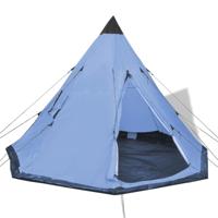 VidaXL Tent 4-persoons blauw - thumbnail