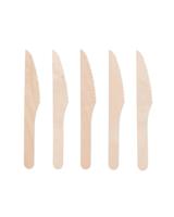 HEMA Wegwerpmessen hout 10 stuks - thumbnail