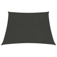 VidaXL Zonnezeil 160 g/m² 3/4x3 m hdpe antracietkleurig - thumbnail
