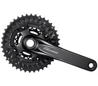 Crankstel 3 x 10 speed Shimano Deore FC-M6000 175mm/40 x 30 x 22T - zwart - thumbnail