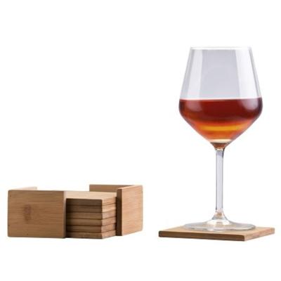 Onderzetter bamboe 7 delig