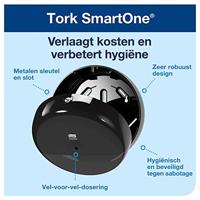 Tork 680008 toiletpapierhouder Zwart Kunststof Dispenser voor toiletpapierrollen - thumbnail