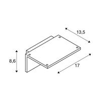 SLV WandlampLed Sensor met bewegingssensor wit - 1001970 - thumbnail