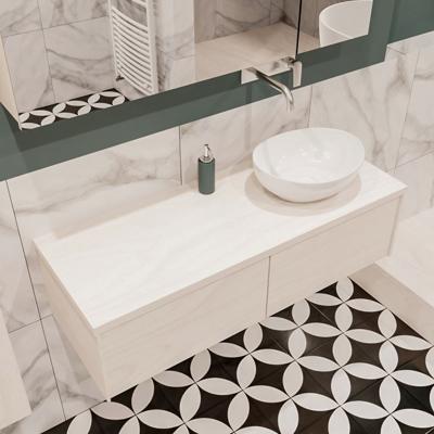 Mondiaz Lush Barco badmeubel underlayment 120 cm 2 lades mdf 1 waskom rechts zonder kraangat Mondiaz Lush Barco badmeubel underlayment 120 cm 2 lades mdf 1 waskom rechts zonder kraangat