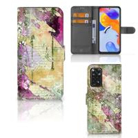 Hoesje Xiaomi Redmi Note 11 Pro 5G/4G Letter Painting | Portemonnee hoesje - thumbnail