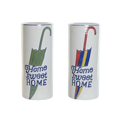 Paraplu DKD Home Decor Multicolour Stads 19 x 19 x 44 cm 19 x 19 x 45 cm (2 Stuks)