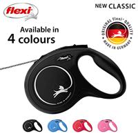 Flexi New Classic Koord M Zwart 8m - thumbnail