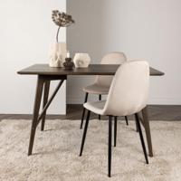 Nohr Eettafel 'Yolando' Rubberhout, 120 x 80cm - thumbnail