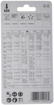 Makita Accessoires Decoupeerzaagblad B22 - T118A | 5 stuks - A-85737 - thumbnail
