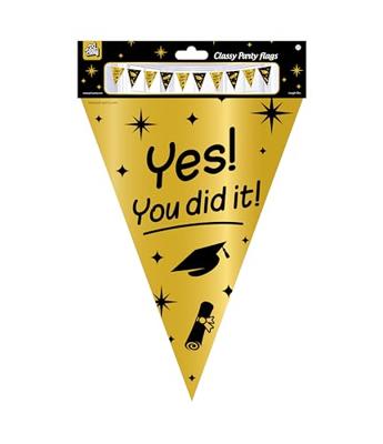 Party Vlaggenlijn Yes You did it! - thumbnail