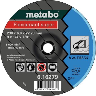 Metabo Accessoires Afbraamschijf Ø 125x6,0x22,2 staal Flexiamant super - 25 stuks - 616486000